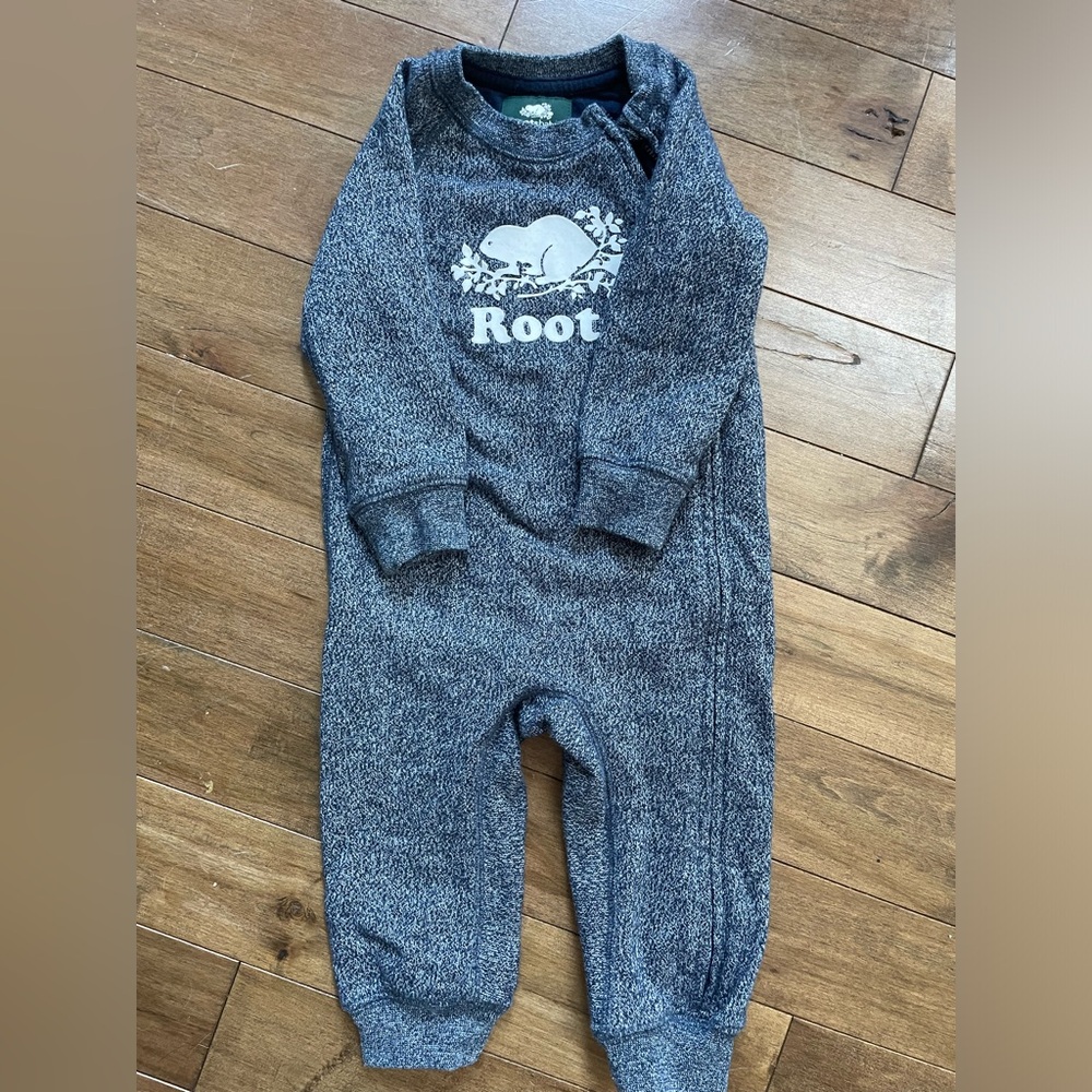 Kids blue Heather One-Piece Romper